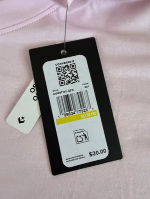 Converse Pink Strawberry Graphic Crop Tee thumbnail 8