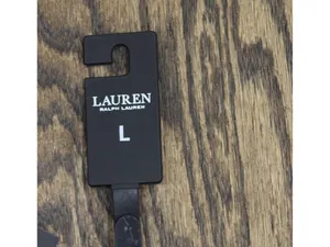 NWT Lauren Ralph Lauren Womens Slide-Buckle Woven Denim Belt Denim Blue L thumbnail 8