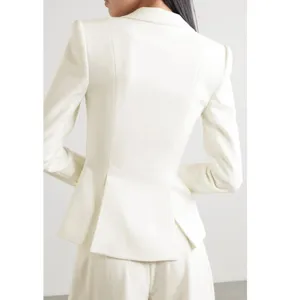 NEW STAUD Carson Paneled Stretch-Crepe Blazer Size Medium thumbnail 2