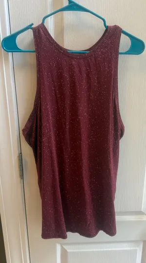lululemon athletica Maroon Speckled Women's Tank thumbnail 1