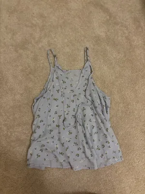 Hollister Tank Top Floral Blue thumbnail 2