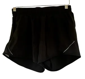 All in motion black athleisure summer shorts zip up‎ pocket women's size small thumbnail 1