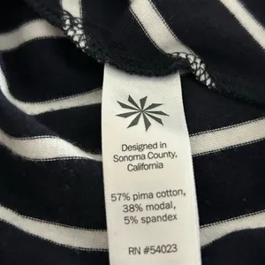 Athleta Maxi Dress Navy White Size XS thumbnail 14