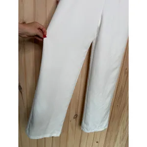 NWT Lulus Exquisite Posture White Floral Embroidered Tiered Jumpsuit Wedding M thumbnail 5