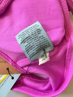 NWT Shade & Shore Ribbed Tie-Front Bralette Bikini Top Size XS 0-2 NEW thumbnail 4