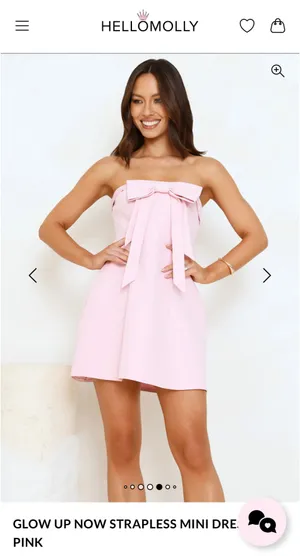 Hello Molly Mini Dress Pink thumbnail 2