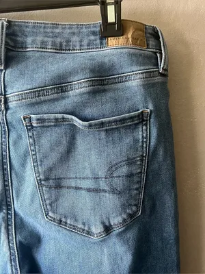 American Eagle Super Hi Rise Jeggings Size 10 thumbnail 4