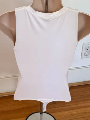 Aritzia Babaton Contour Muscle White bodysuit, size XS minimalist quiet luxury thumbnail 6