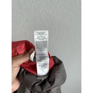Eddie‎ Bauer Down Puffer Vest Women’s Small Brown Full Zip Outdoors EB550 thumbnail 14