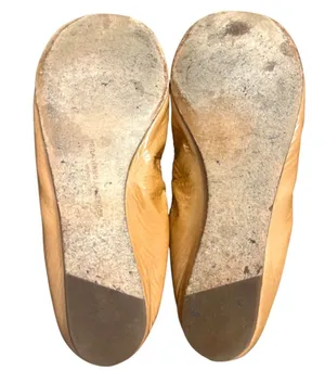 Vera Wang Lavender Patent Leather Ballet Flats Nude Size 8 thumbnail 5