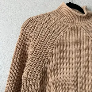 J. Crew Relaxed Rollneck Pullover Knit Sweater in Sandy Beach Size XS thumbnail 4