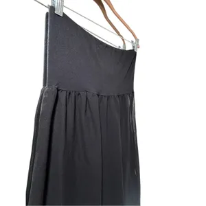 Raviya Black Ombre Maxi Swim Coverup Dress Strapless L 12 14 thumbnail 6