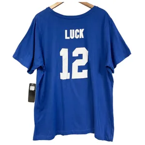 Indianapolis Colts Majestic NFL T-Shirt‎ Womens 2X Luck 12 Football Sports Team thumbnail 2