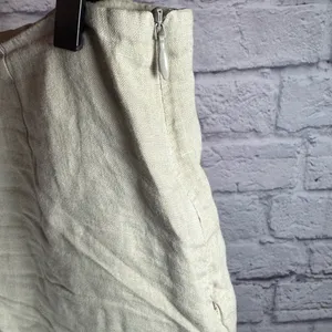 Tommy Bahama Linen Skirt tan linen , ruffled‎ women’s size 0 thumbnail 2