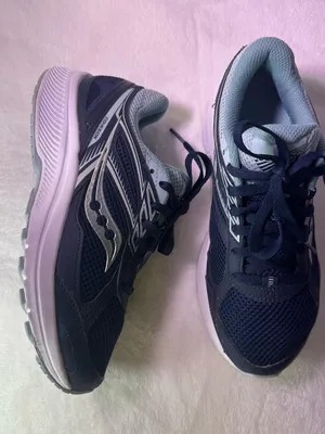 Saucony Women's Navy and Light Blue Running Sneakers thumbnail 5