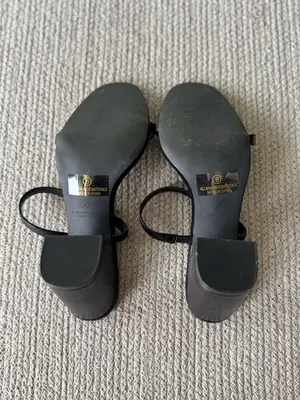 Lulu's Black Double-Strap Block Heel Sandals Size 8 thumbnail 6