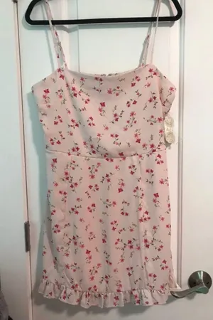 NWT altar’d state light pink floral mini dress thumbnail 1