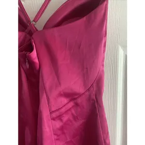 Rubber Ducky Corset‎ Satin Mini Dress Womens Size S Pink Y2K Bodycon Party Sexy thumbnail 6