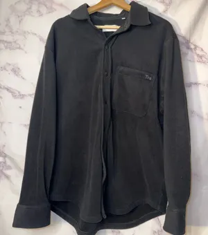 Aritzia TNA Sno Polar Micro Fleece Shirt - Black thumbnail 1