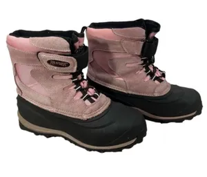 Ranger Pink Snow Boots Thermolite Insulation Waterproof Adjustable Strap Sz5 Size 5 thumbnail 1