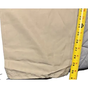 Beige Scrub Work Pants L Blood Resistant Latex Free 30" Inseam Pockets New thumbnail 2