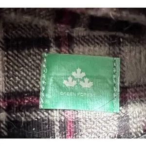 Green Forest Women's Rain Boots‎ Navy Brown Flannel Lining Size 7 thumbnail 7