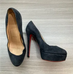 Christian Louboutin Ultra High Ultra Soft Suede Stiletto Heels thumbnail 1