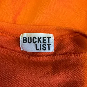 Bucket List Orange Slouchy poncho top thumbnail 2