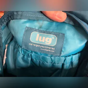 Lug Crossbody shoulder Bag. Blue. Size: One Size. thumbnail 5
