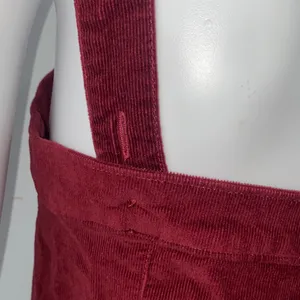 Hollister Maroon Corduroy Button-Down Dress thumbnail 6