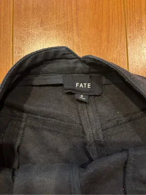 FATE faux suede Black Fringe Zip Pocket Women's Shorts thumbnail 3