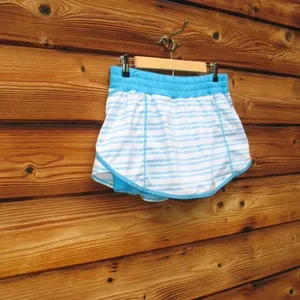 Lululemon Run: Track Attack Skirt Twin Stripe Spry Blue / Spry Blue thumbnail 4