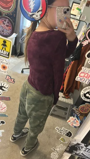 American Eagle Long Sleeve Top Crop thumbnail 5