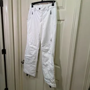 Spyder Women’s Snow Ski Pants Size 8 White Thinsulate Adjustable Insulated Board thumbnail 5