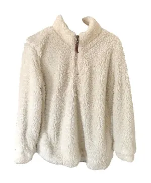 Original Weatherproof Sherpa Teddy Pullover Jacket With Pockets thumbnail 1