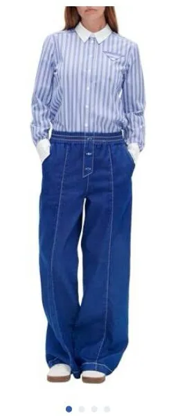 BAUM UND PFERDGARTEN Noiella Pants in Blue Depths Size EU38 (US M/L) NWT #1505 thumbnail 1