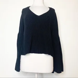 Free people damsel bell‎ sleeve sweater thumbnail 4