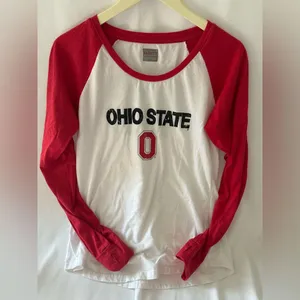 Ohio Ohio State varsity authentic apparel women’s extra large jersey Red Size XL thumbnail 1