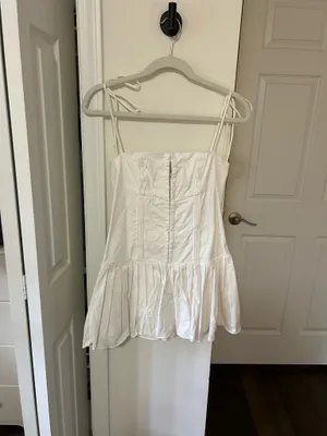 Edikted Mini Dress White thumbnail 3