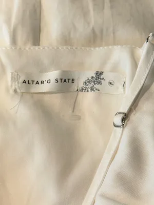 ALTAR’D STATE Marlene Mini Dress White Size XL thumbnail 8