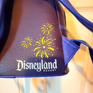 Disney Parks Loungefly Disneyland Sleeping Beauty Castle Fireworks Mini Backpack thumbnail 8