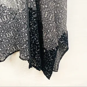 Daniel Rainn DR2 Large Velvet Burnout Sheer‎ Kimono Caftan New With Tags thumbnail 3
