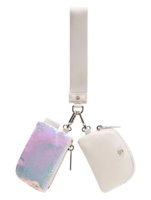 Lululemon Dual Pouch Wristlet Iridescent Iridescent / Bone thumbnail 1