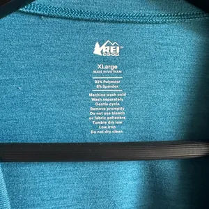 🩵REI Blue Classic All-Season Long-Sleeve Base Layer Top thumbnail 4