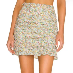 For Love & Lemons Raleigh Floral Mini Skirt Size XS NWT thumbnail 1
