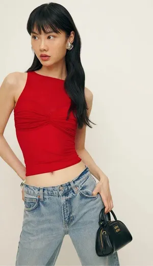 Reformation Rose Knit Top  thumbnail 1