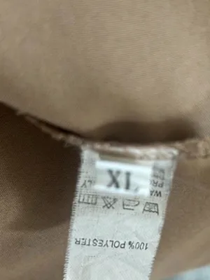Brown & black blouse with tie front detail, size XL thumbnail 2