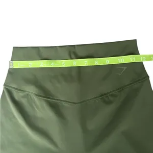 Ladies Gymshark Olive 8” High Rise Bicycle Shorts Size Small thumbnail 5