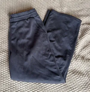 Dark Grey Wide Leg Lounge Pants Gray thumbnail 1