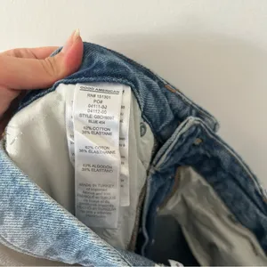 Good American Good Boy Chewed Hem Boyfriend Jeans Size 10/30 thumbnail 8